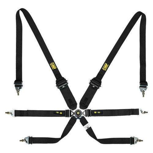 OMP Racing DA0-0205-A02-071 - OMP Safety Harness One 2In Endurance Black Pull Down - (Fia 8853-2016)