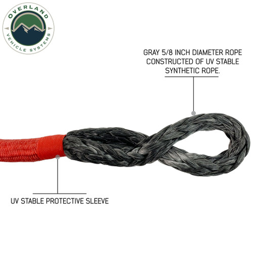 Overland Vehicle Systems 19149903 - Soft Recovery Shackle With A Breaking Strength of 44,500 lbs Overland Vehicle Systems 19149903 - Soft Recovery Shackle With A Breaking Strength of 44,500 lbs