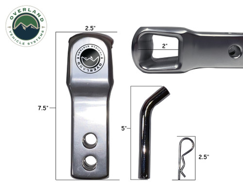 Overland Vehicle Systems 19109902 - Aluminum Receiver Hitch Mount - Durable and Efficient