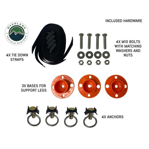 Overland Vehicle Systems 21010401 - Cargo Box Kitchen With Slide Out Sink, Cooking Shelve and Slide Out Work Station