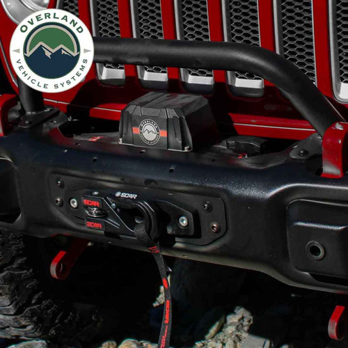 Overland Vehicle Systems 19089901 - SCAR 10 - 10,000 lb. Winch With Steel Cable and Wireless Remote