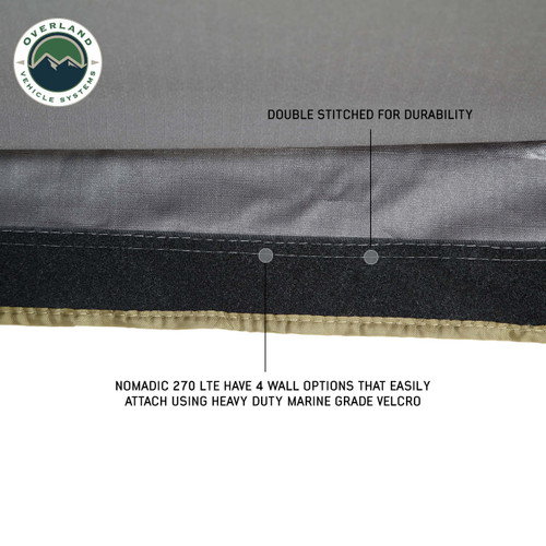 Overland Vehicle Systems 19679907 - Nomadic 270 LTE Driver Side 270 Degree Awning Premium