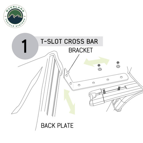 Overland Vehicle Systems 19679907 - Nomadic 270 LTE Driver Side 270 Degree Awning Premium