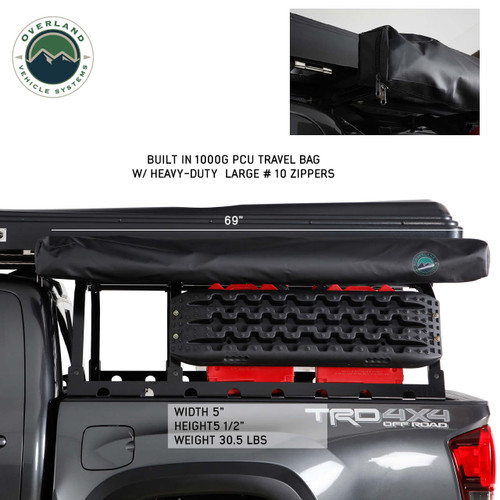Overland Vehicle Systems 19679907 - Nomadic 270 LTE Driver Side 270 Degree Awning Premium
