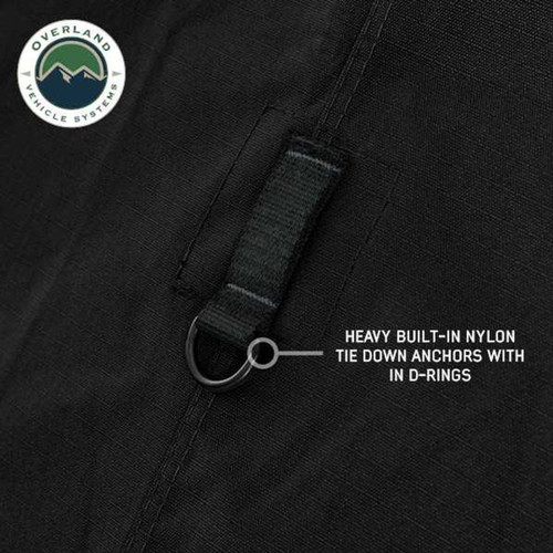 Overland Vehicle Systems 19690007 - XD Nomadic 270 - Awning Wall 3 W/Black Out, Driver Side, Black Body, Black Trim W/Storage Bag Overland Vehicle Systems 19690007 - XD Nomadic 270 - Awning Wall 3 W/Black Out, Driver Side, Black Body, Black Trim W/Storage Bag