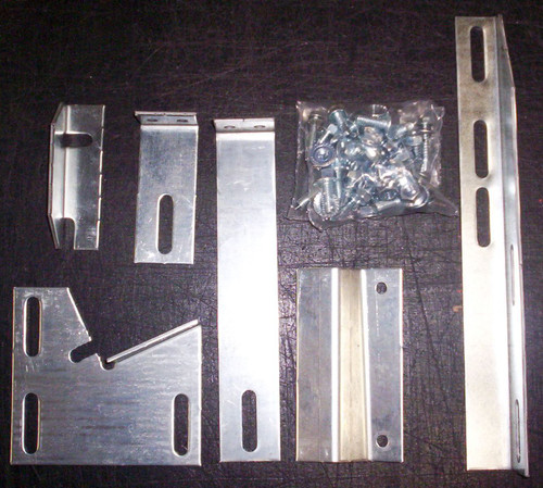 Owens Products 10-1099 - Running Board Mounting Bracket Kit For Transender Running Boards 97-23 Chevrolet/GMC Full Size Van Cutaway Chassis Heavy Gauge Steel Silver  Products