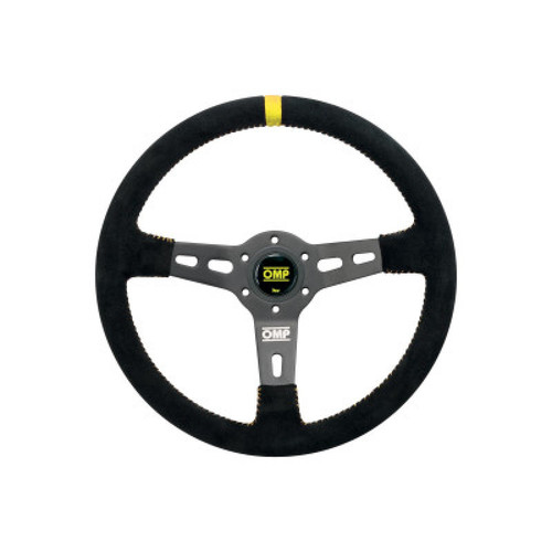 OMP Racing OD0-2055-071 - OMP RS Steering Wheel Black/Yellow D 350