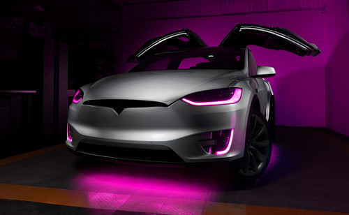 ORACLE Lighting 1467-332 - Lighting 16-21 Tesla Model X Dynamic ColorSHIFT Headlight & Fog Light DRL  Kit