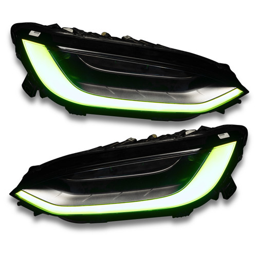 ORACLE Lighting 1467-332 - Lighting 16-21 Tesla Model X Dynamic ColorSHIFT Headlight & Fog Light DRL  Kit