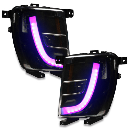 ORACLE Lighting 1467-332 - Lighting 16-21 Tesla Model X Dynamic ColorSHIFT Headlight & Fog Light DRL  Kit