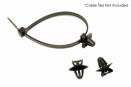 Painless Wiring 72010 - Cable Tie Clips - 1/4in Hole Painless Wiring 72010 - Cable Tie Clips - 1/4in Hole