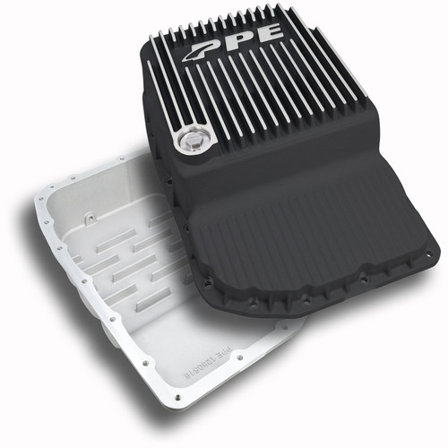 PPE 128051610 - 2007-2020 GM w/ 6L80 Heavy-Duty Cast Aluminum Transmission Pan Brushed