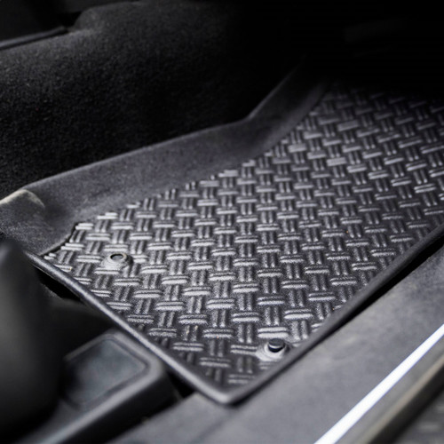 Paramount Automotive 59-0114 - Floor Liners; 2 pcs.; Front; Black; [Available While Supplies Last];