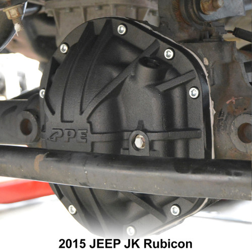 PPE 238053120 - 2007-2018 Jeep Wrangler Dana-44 Cast Nodular Iron Rear Differential Cover Black  Diesel
