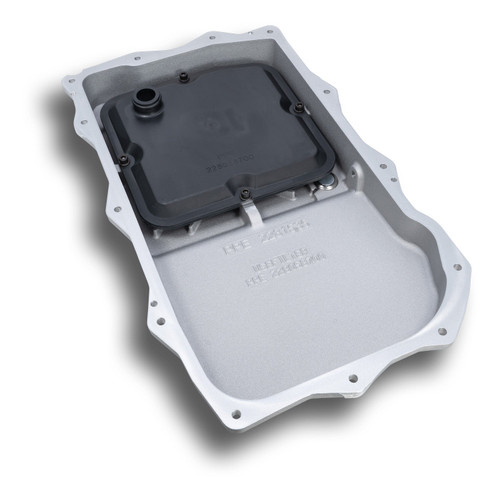 PPE 228153510 - 2018-2022 Jeep Wrangler JL/JT w/ 850RE Transmission Heavy-Duty Cast Aluminum Transmission Pan Brushed