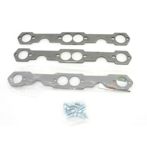 Patriot Exhaust H7864 - Header Flange Pair Chevrolet Small Block 265-400 Tube Diameter 1 5/8" Round Port