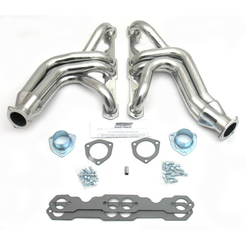 Patriot Exhaust H8025-1 - 55-57 Chevrolet 55-82 Vette Mid Silver