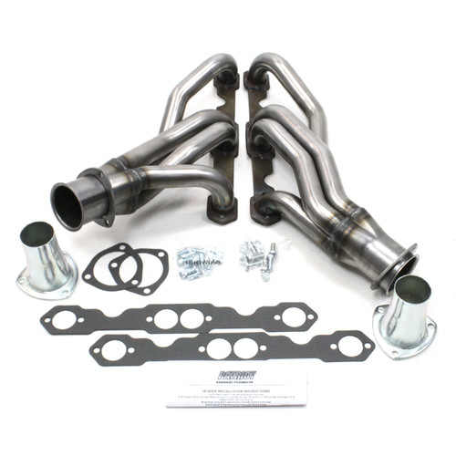 Patriot Exhaust H8021 - 64-92 GM F, G, A Body SBC Mid Length Raw