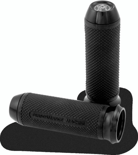 Performance Machine 0063-2027-B - Handle Grip Set - Elite Cable  - Black Ano