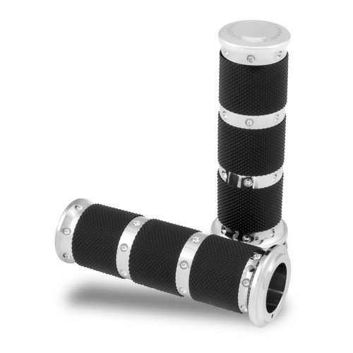Performance Machine 0063-2087-CH - Handle Grip Set XLS - Chrome