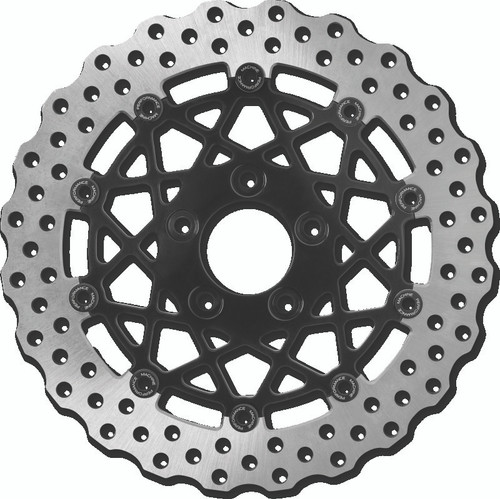 Performance Machine 0133-1539S-B - Disc/Carr Speedstar 11.5in x .20 FF No O/S Rr - Black Ano