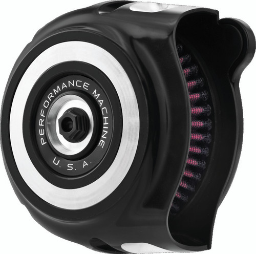 Performance Machine 0206-2130-BM - Vintage Air Cleaner  - Contrast Cut