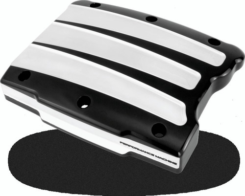 Performance Machine 0177-2021-BM - Twin Cam Scallop Rocker Cover - Contrast Cut
