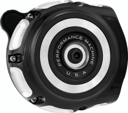 Performance Machine 0206-2142-BM - Vintage Air Cleaner - Contrast Cut