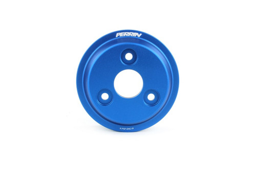 Perrin PSP-ENG-112BL - 22-25 Subaru WRX / 21-25 Crosstrek / 20-25 LGT/OBXT/FXT Lightweight Water Pump Pulley - Blue