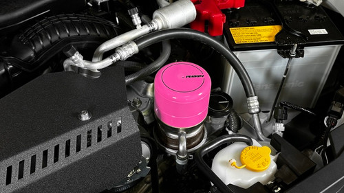 Perrin PSP-ENG-716HP - 15-25 Subaru WRX & 13-25 BRZ/FR-S/86/GR86 Oil Filter Cover - Hyper Pink
