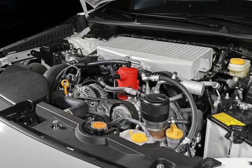 Perrin PSP-ENG-611RD - 22-24 Subaru WRX Air Oil Separator - Red