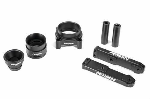 Perrin PSP-ITR-441SL/BK - 22-25 Subaru WRX Front Mount Intercooler Kit (Black Tubes & Silver Core)