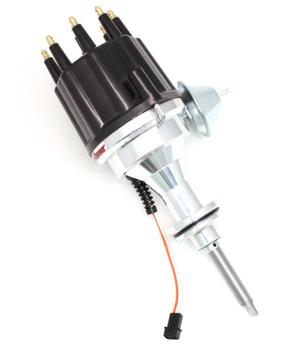 Pertronix D343710 - Dist Billet Mag Trig Mopar 426-440 Blk Male cap Vac Adv