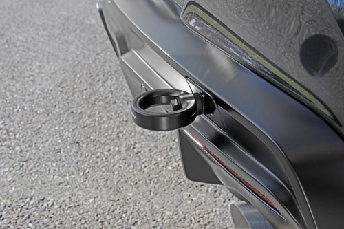 Perrin PTP-BDY-250BK - 20-25 Toyota Supra Tow Hook Kit (Rear) - Black