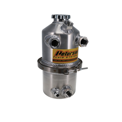 Peterson Fluid 08-0004 - Systems Oil Tank 1.5 Gallon Dual In Female