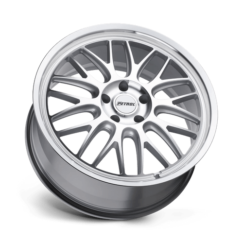 Petrol 1780P4C355120S76 - P4c 17X8 Silver W/ Machined Face & Lip