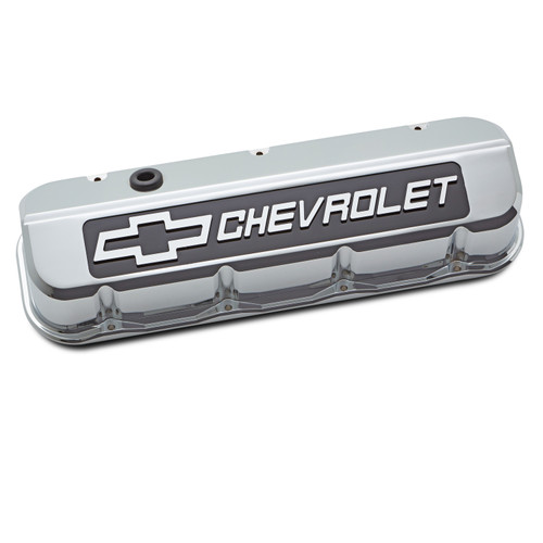 Proform 141-879 - Chrome w/ Blackfield Chevy Logo