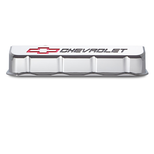 Proform 141-877 - Chrome w Red/Blk Chevy Logo
