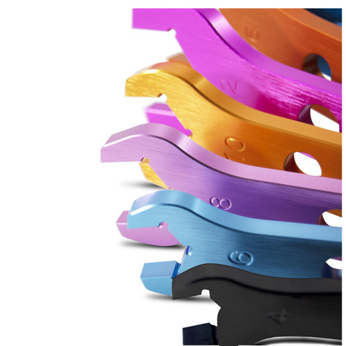 Proform 66978 - Aluminum AN Wrench Set 8 Pieces Includes Sizes -3AN through -20AN Aluminum