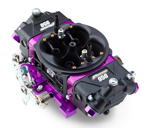 Proform 67304 - Black Race Series Carburetor 950 CFM Mechanical Secondary Black/ Purple