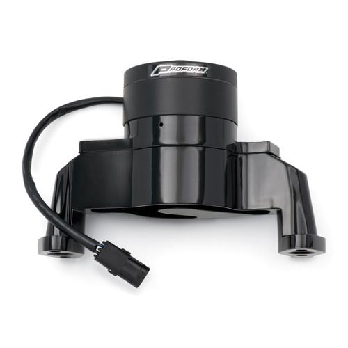 Proform 68220BK - Electric Engine Water Pump Aluminum Black Powder Coat Fits SB Ford Engines