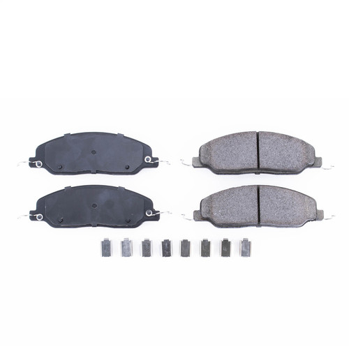 PowerStop 17-1081 - Power Stop 05-10 Ford Mustang Front Z17 Evolution Ceramic Brake Pads w/Hardware