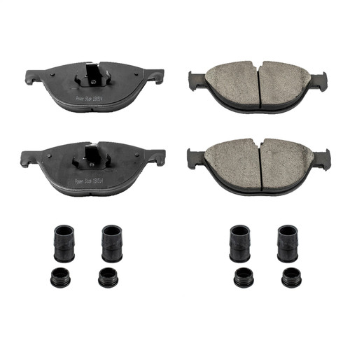 PowerStop 17-1409 - Power Stop 2013 BMW 528i Front Z17 Evolution Ceramic Brake Pads w/Hardware