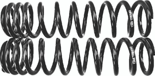 Progressive Suspension 03-1321B - Progressive Rear Springs 65/130 (PR) - Black
