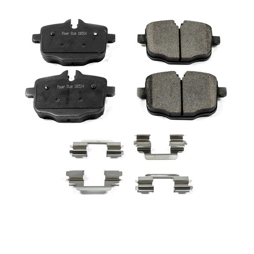 PowerStop 17-1469 - Power Stop 2017 BMW 530i Rear Z17 Evolution Ceramic Brake Pads w/Hardware