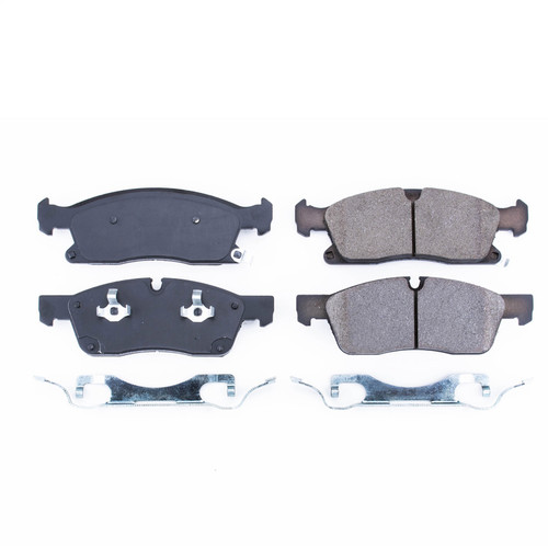 PowerStop 17-1455 - Power Stop 11-16 Dodge Durango Front Z17 Evolution Ceramic Brake Pads w/Hardware