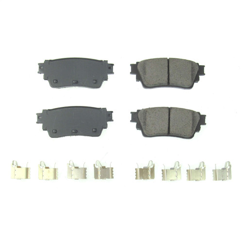 PowerStop 17-2200 - Power Stop 2019 Nissan Altima Rear Z17 Evolution Ceramic Brake Pads w/Hardware