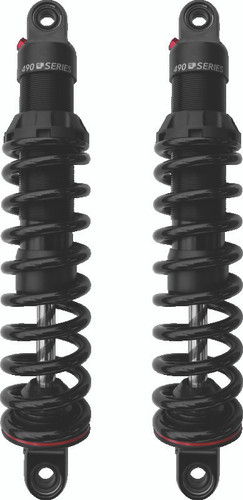 Progressive Suspension 490-1010 - Progressive Harley V-Rod 490 Series Shocks 13.0in Bushing - Black