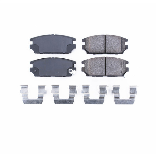 PowerStop 17-532 - Power Stop 91-94 Dodge Stealth Rear Z17 Evolution Ceramic Brake Pads w/Hardware