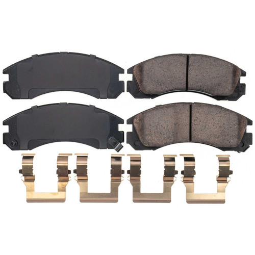PowerStop 17-530N - Power Stop 2021 Mitsubishi Outlander PHEV Front Z17 Evo Ceramic Brake Pads w/Hardware